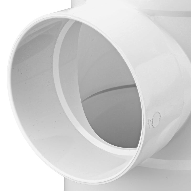 NDS 64P01 6" by 4" Tee Hub by Hub, White - Image 5